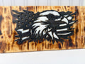 Eagle on Flag Wall Plaque