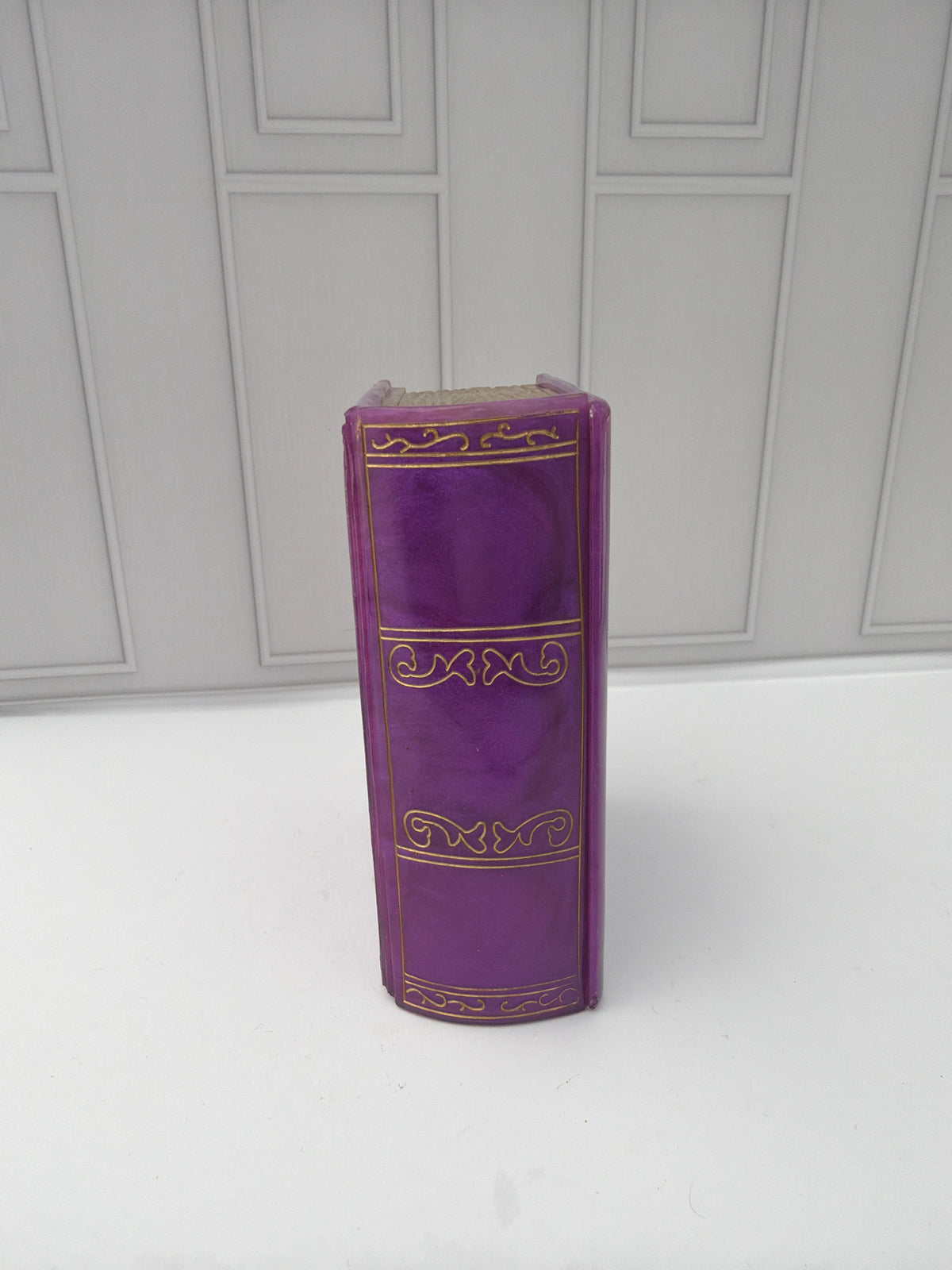 Book Box Purple & Gold