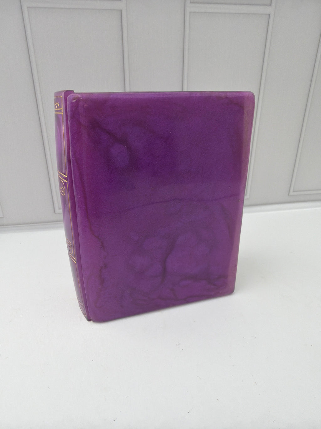 Book Box Purple & Gold