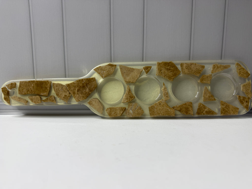 Shot Glass Tray with Mosaic Tile
